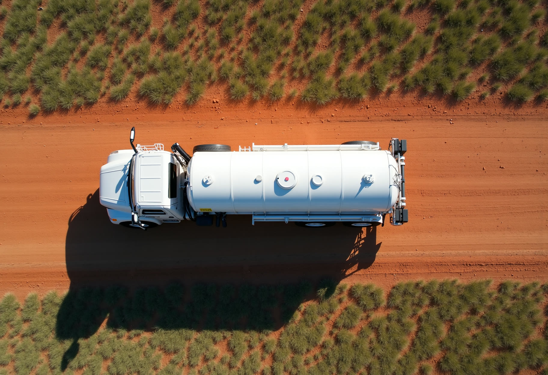 Third truck, same two rules: locate first, backfill clean.